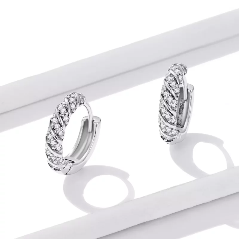 (afbeelding voor) Pandora Style Elegante Vrouw Oorbellen - BSE512 - Bekijken 2