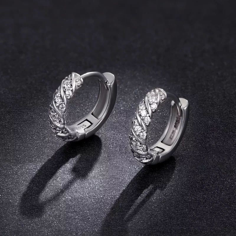 (afbeelding voor) Pandora Style Elegante Vrouw Oorbellen - BSE512 - Bekijken 5