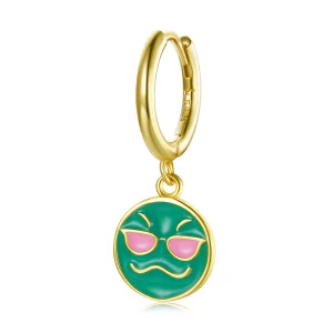 Pandora Style Emoji - Cool Oorbellen - SCE1204-B (afbeelding voor) Pandora Style Emoji - Cool Oorbellen - SCE1204-B