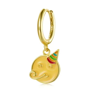 Pandora Style Emoji - Vieren Oorbellen - SCE1204-A (afbeelding voor) Pandora Style Emoji - Vieren Oorbellen - SCE1204-A