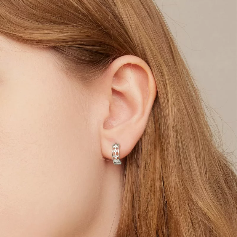 (afbeelding voor) Pandora Style Geraffineerde Zirkoon Oorbellen - SCE1460 - Bekijken 7