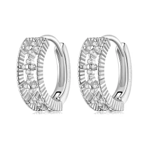 (afbeelding voor) Pandora Style Geraffineerde Zirkoon Oorbellen - SCE1460