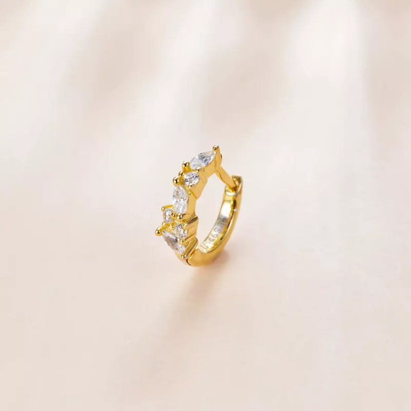 (afbeelding voor) Pandora Style Glanzend wit zirkonium Oorbellen - SCE1102 - Bekijken 3