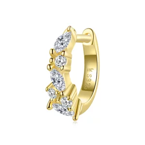 Pandora Style Glanzend wit zirkonium Oorbellen - SCE1102 (afbeelding voor) Pandora Style Glanzend wit zirkonium Oorbellen - SCE1102