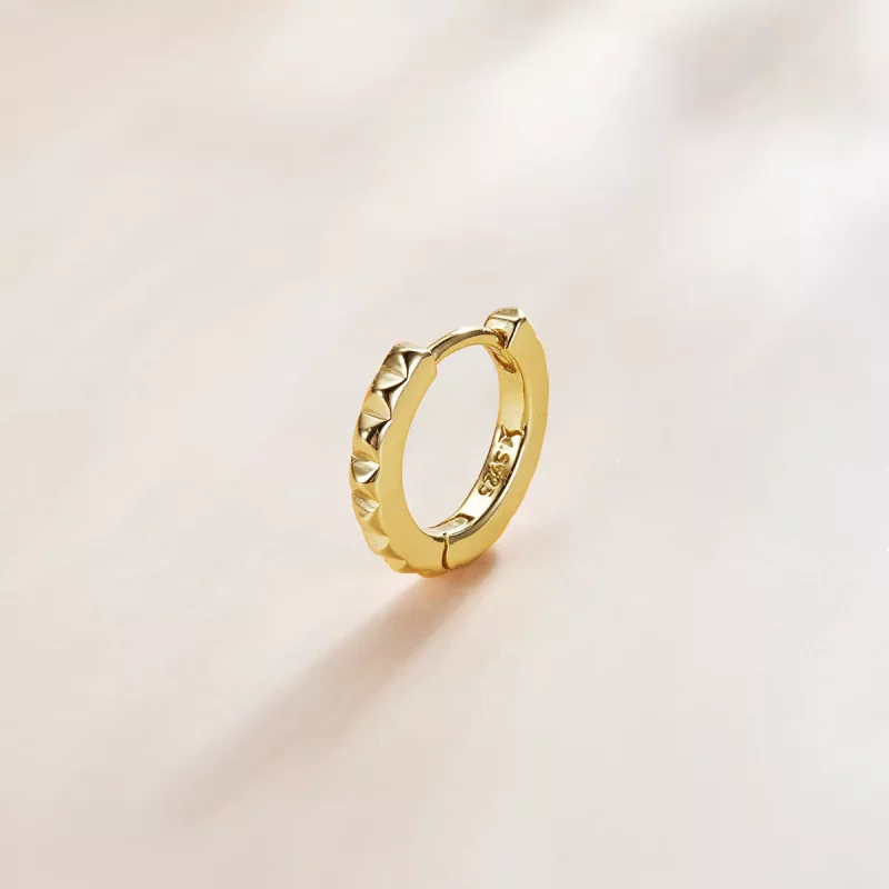 (afbeelding voor) Pandora Style Gouden Gear Oorbellen - SCE1062 - Bekijken 2