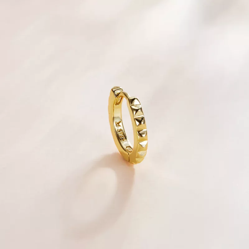 (afbeelding voor) Pandora Style Gouden Gear Oorbellen - SCE1062 - Bekijken 3
