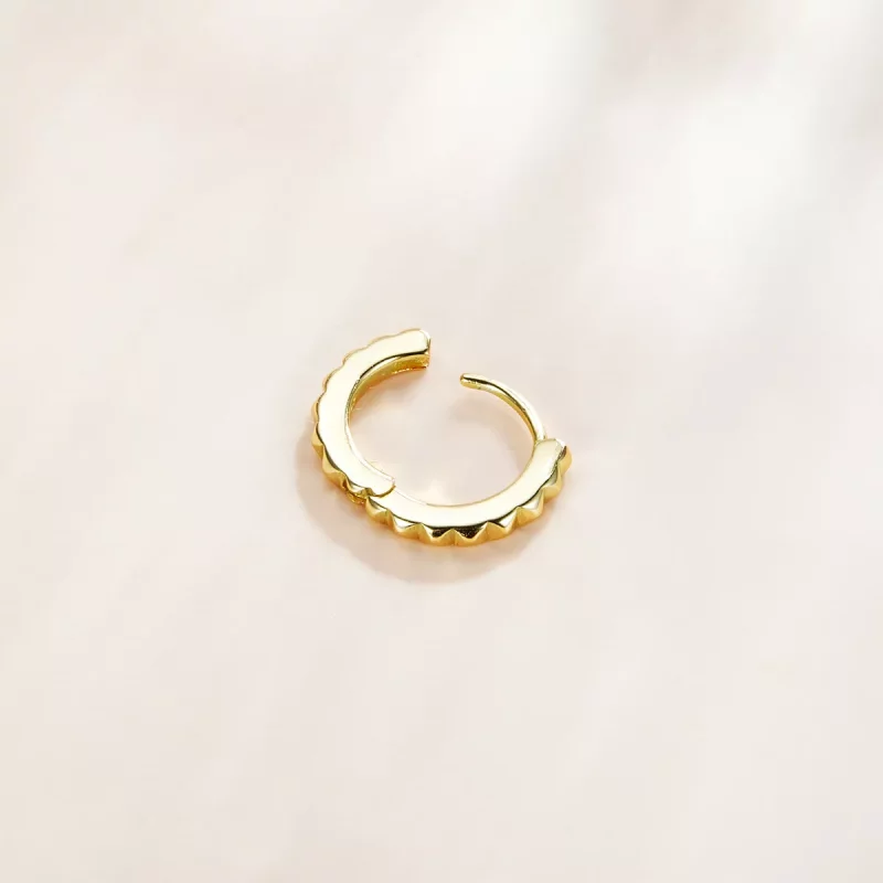 (afbeelding voor) Pandora Style Gouden Gear Oorbellen - SCE1062 - Bekijken 4