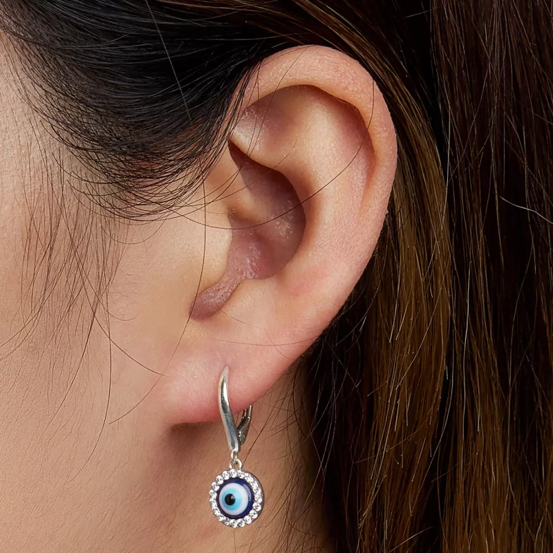 (afbeelding voor) Pandora Style Hars Devil Eye Oorbellen - BSE638 - Bekijken 7