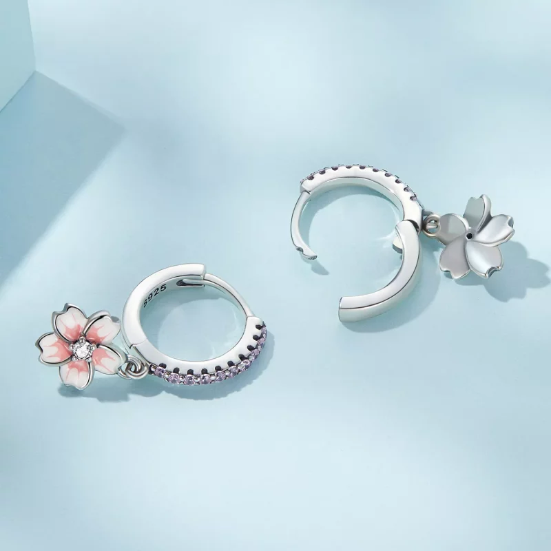 (afbeelding voor) Pandora Style Kersenbloesems Oorbellen - SCE1509 - Bekijken 4