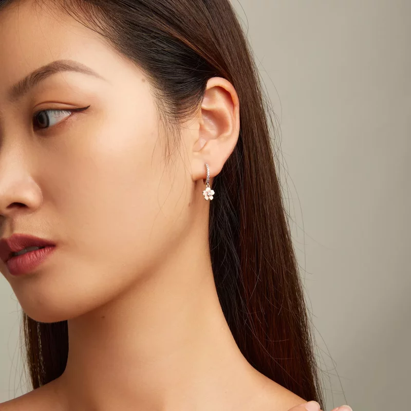 (afbeelding voor) Pandora Style Kersenbloesems Oorbellen - SCE1509 - Bekijken 6