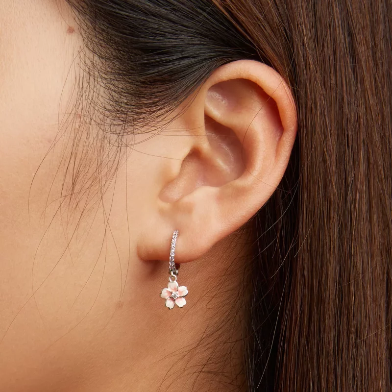 (afbeelding voor) Pandora Style Kersenbloesems Oorbellen - SCE1509 - Bekijken 7
