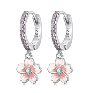Pandora Style Kersenbloesems Oorbellen - SCE1509 (afbeelding voor) Pandora Style Kersenbloesems Oorbellen - SCE1509