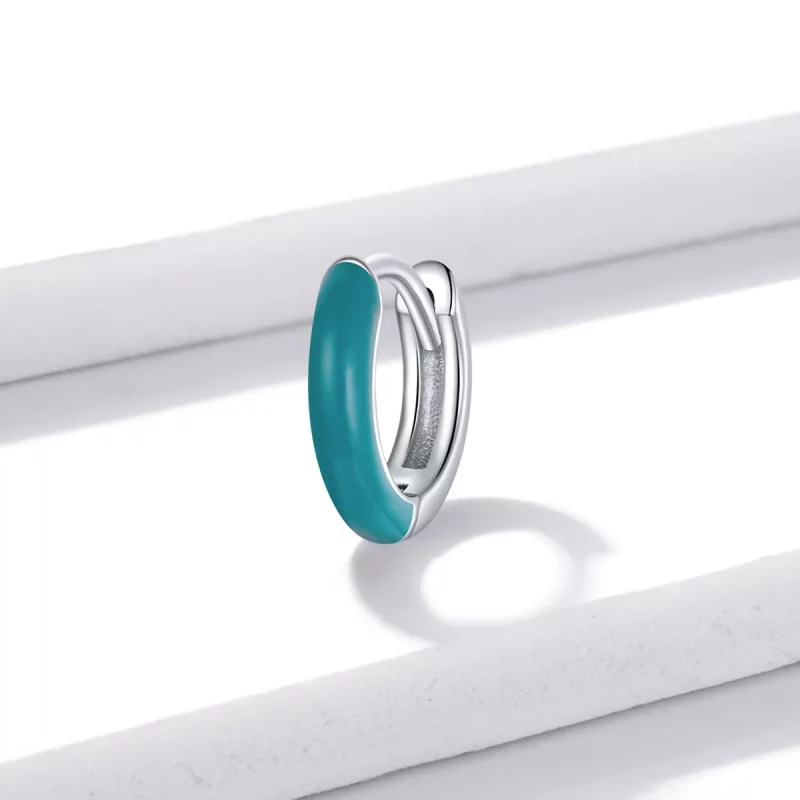(afbeelding voor) Pandora Style Klein Blauw Oorbellen - BSE488-BU - Bekijken 2