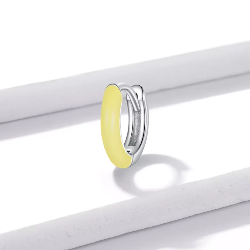 (afbeelding voor) Pandora Style Klein Geel Oorbellen - BSE488-YE - Bekijken 2