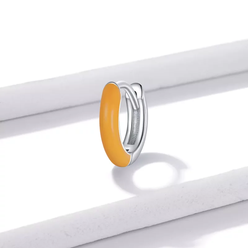 (afbeelding voor) Pandora Style Kleine Sinaasappel Oorbellen - BSE488-OR - Bekijken 2