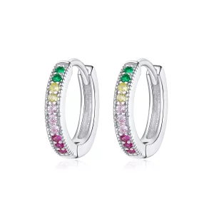 Pandora Style Kleurrijk Oorbellen - BSE459 (afbeelding voor) Pandora Style Kleurrijk Oorbellen - BSE459