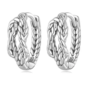 Pandora Style Knoop Oorbellen - SCE1523 (afbeelding voor) Pandora Style Knoop Oorbellen - SCE1523