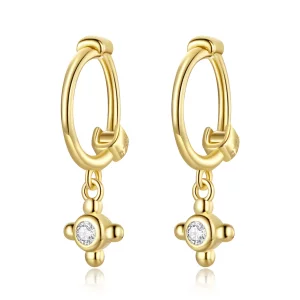 (afbeelding voor) Pandora Style Kruis Oorbellen - SCE1253