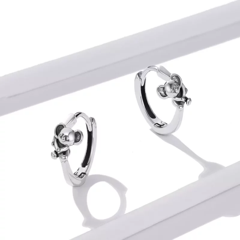 (afbeelding voor) Pandora Style Leuke Koala Oorbellen - BSE507 - Bekijken 4