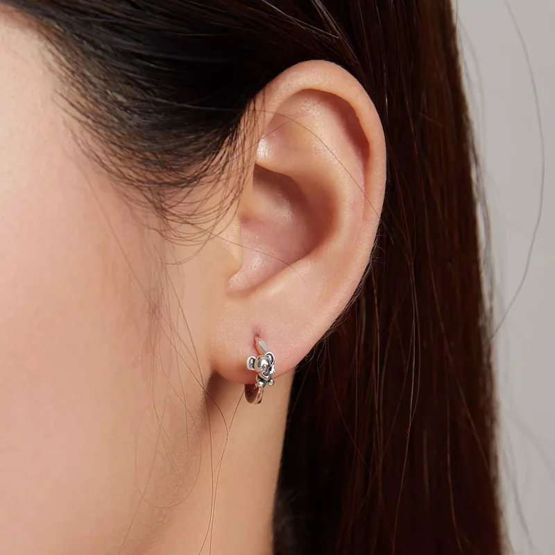 (afbeelding voor) Pandora Style Leuke Koala Oorbellen - BSE507 - Bekijken 6