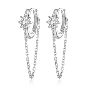 (afbeelding voor) Pandora Style Mans Ster Oorbellen - BSE699