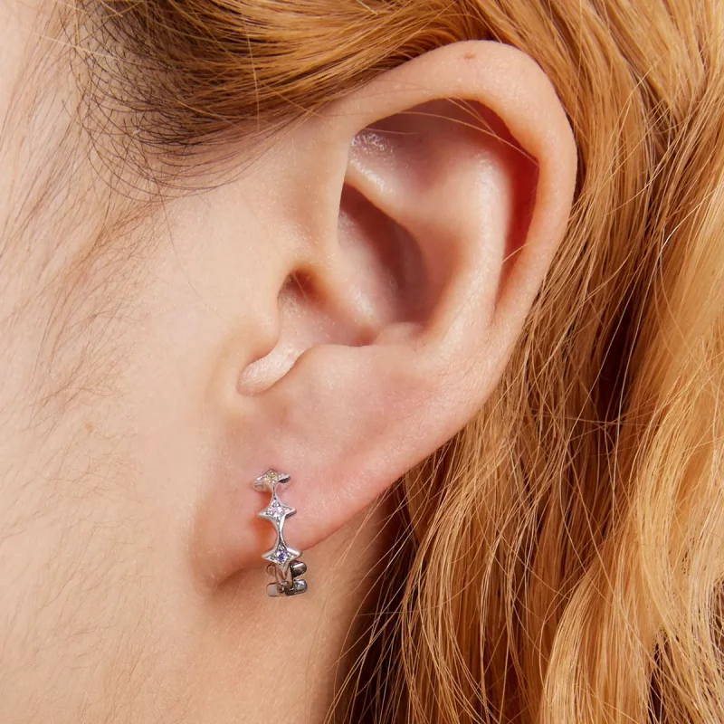 (afbeelding voor) Pandora Style Mans Ster Oorbellen - SCE1389 - Bekijken 6