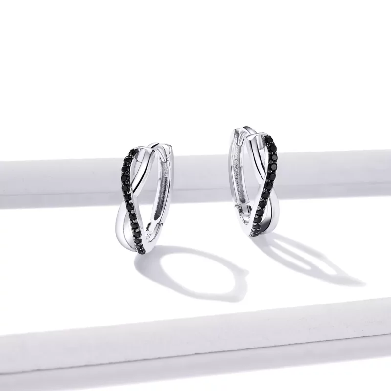 (afbeelding voor) Pandora Style Oneindigheidssymbool Oorbellen - BSE399 - Bekijken 2