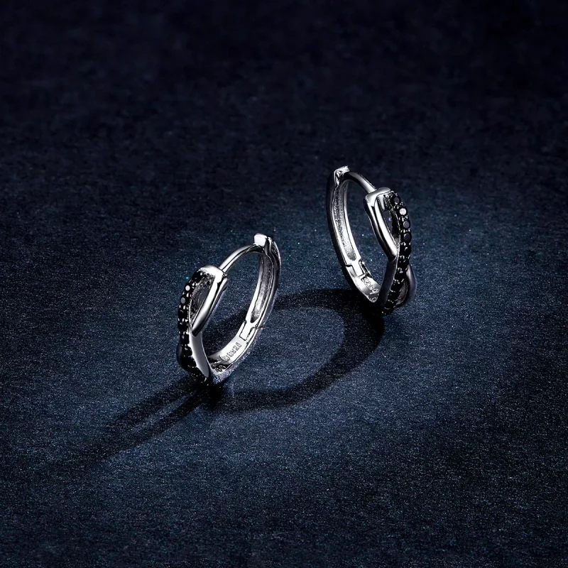 (afbeelding voor) Pandora Style Oneindigheidssymbool Oorbellen - BSE399 - Bekijken 5
