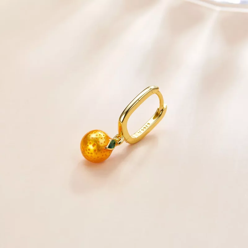 (afbeelding voor) Pandora Style Oranje Fun Oorbellen - SCE1078 - Bekijken 2
