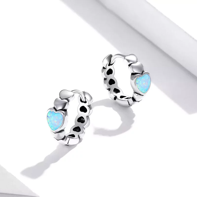 (afbeelding voor) Pandora Style Regenboog Liefde Oorbellen - SCE1137 - Bekijken 2
