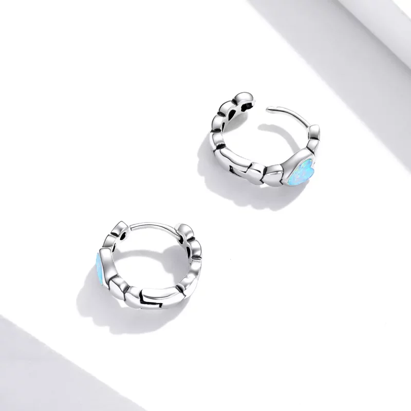(afbeelding voor) Pandora Style Regenboog Liefde Oorbellen - SCE1137 - Bekijken 3
