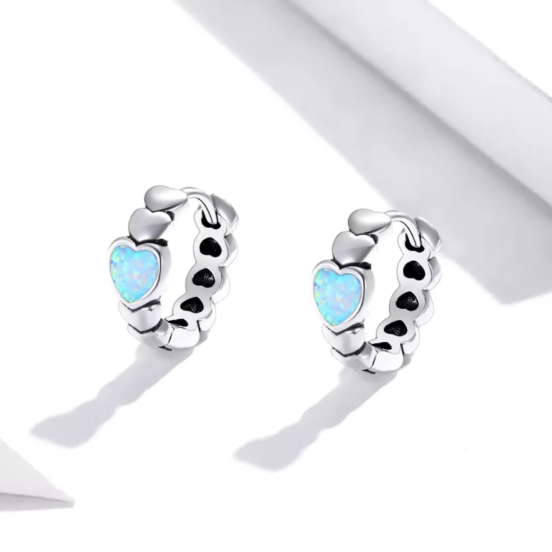 (afbeelding voor) Pandora Style Regenboog Liefde Oorbellen - SCE1137 - Bekijken 4