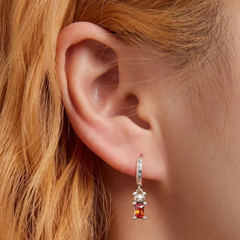 (afbeelding voor) Pandora Style Schattige Beer Oorbellen - SCE1399 - Bekijken 5