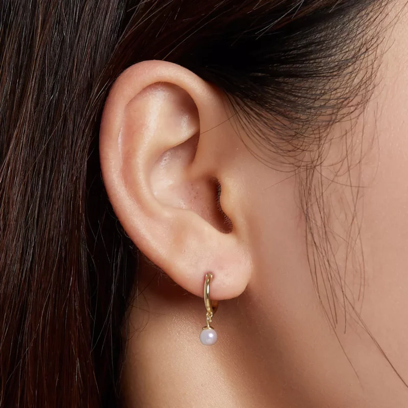 (afbeelding voor) Pandora Style Shell Kralen Oorbellen - SCE1257 - Bekijken 5