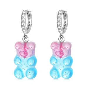 (afbeelding voor) Pandora Style Snoepbeer Oorbellen - SCE1388