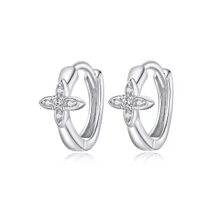 (afbeelding voor) Pandora Style Sparkle Bloem Oorbellen - SCE1043