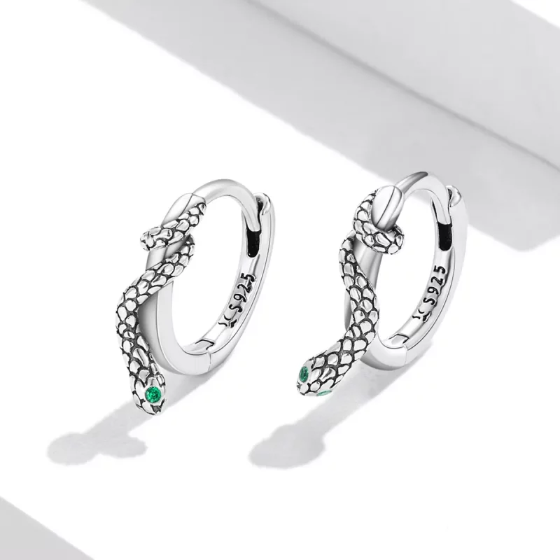 (afbeelding voor) Pandora Style Spirit Slang Oorbellen - SCE1357 - Bekijken 2