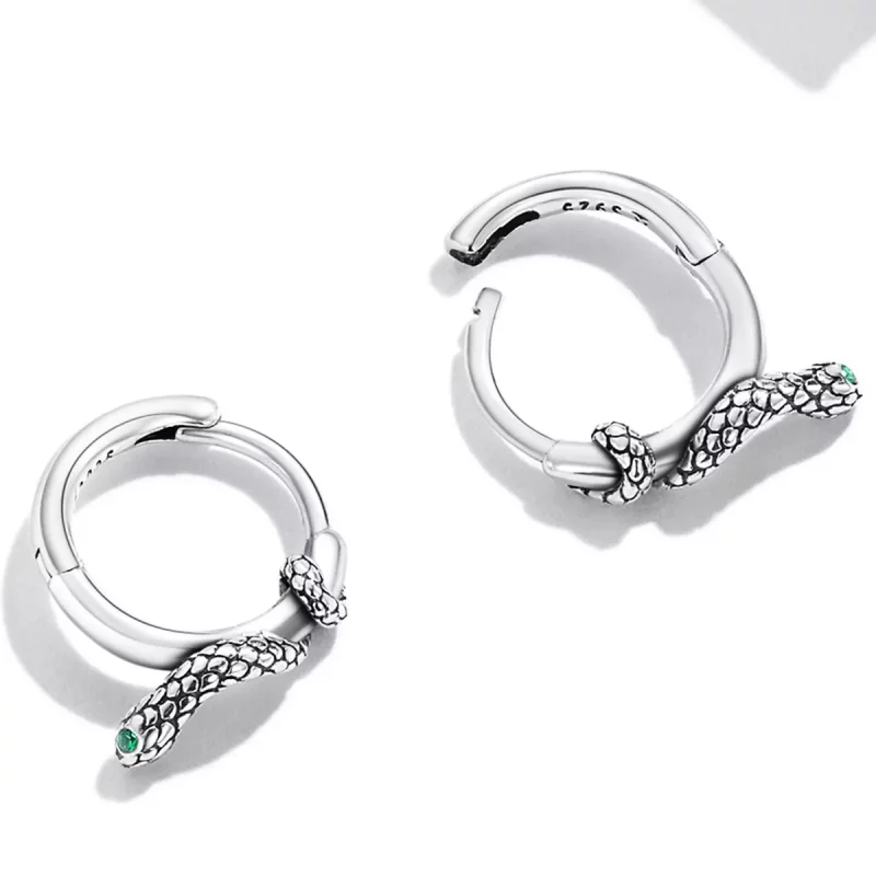 (afbeelding voor) Pandora Style Spirit Slang Oorbellen - SCE1357 - Bekijken 4