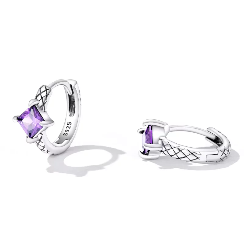 (afbeelding voor) Pandora Style Zirkoon Snake Patroon Oorbellen - SCE1417 - Bekijken 2