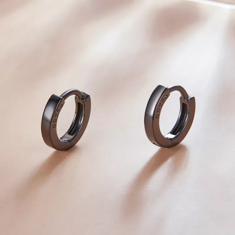 (afbeelding voor) Pandora Style Zwart Goud Oorbellen - SCE1230 - Bekijken 2