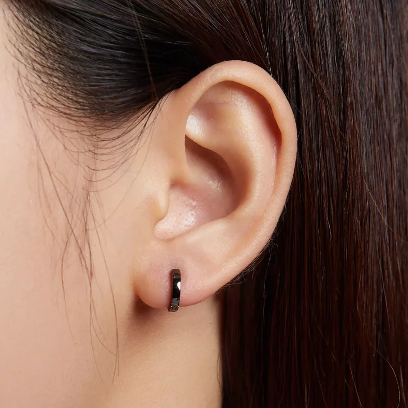 (afbeelding voor) Pandora Style Zwart Goud Oorbellen - SCE1230 - Bekijken 6