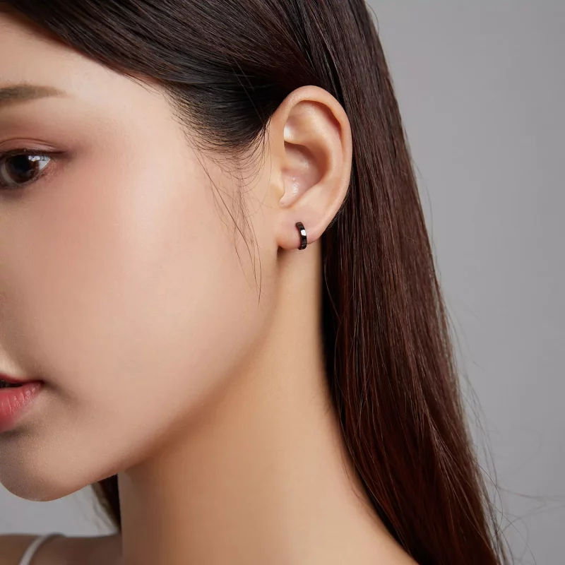 (afbeelding voor) Pandora Style Zwart Goud Oorbellen - SCE1230 - Bekijken 7