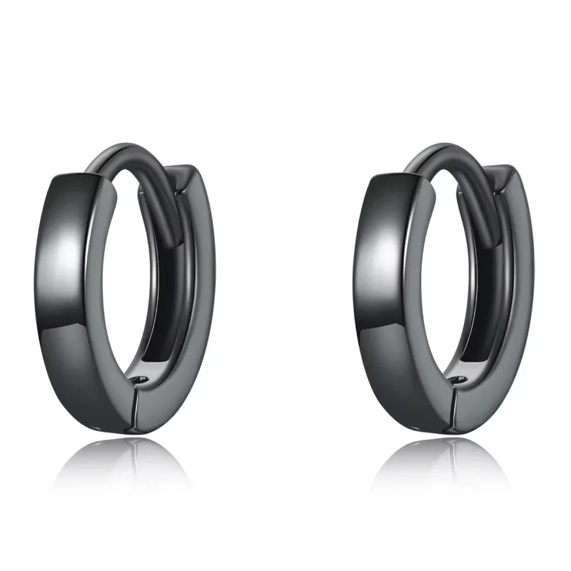 (afbeelding voor) Pandora Style Zwart Goud Oorbellen - SCE1230