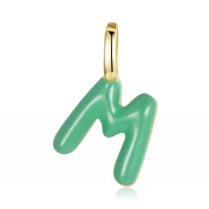 (afbeelding voor) Pandora Style Mijn Pop Art - Letter M Hangende Bedel - SCP050