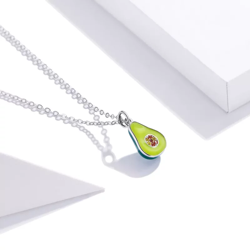 (afbeelding voor) Pandora Style Avocado Chain Ketting - SCN439 - Bekijken 2