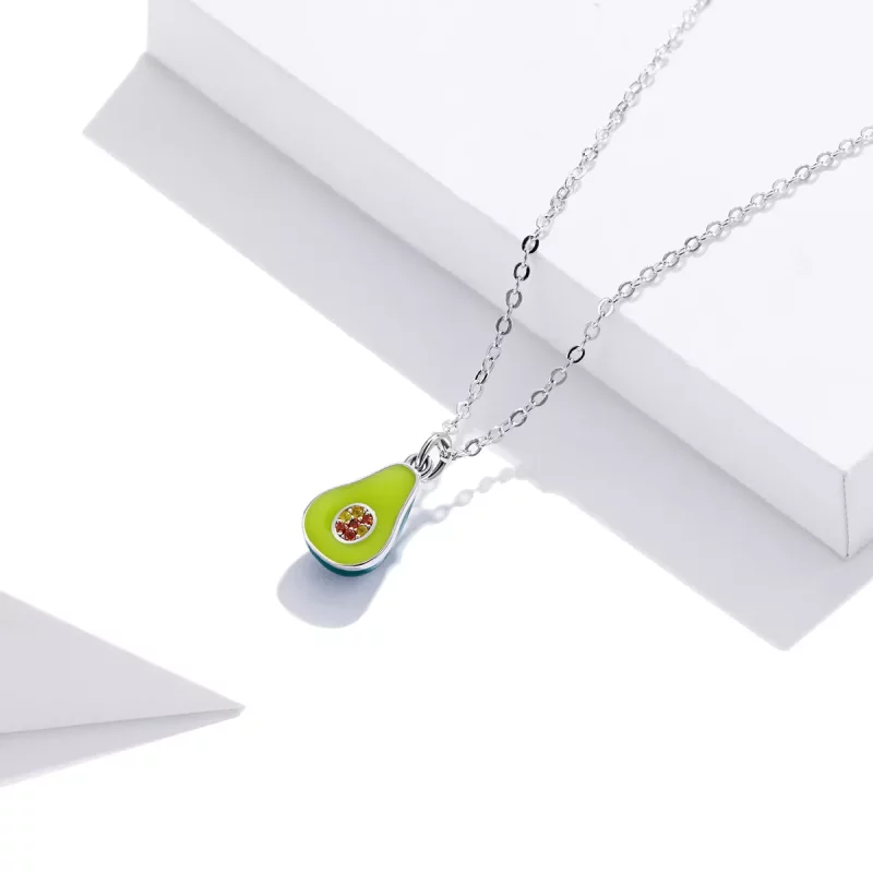 (afbeelding voor) Pandora Style Avocado Chain Ketting - SCN439 - Bekijken 3