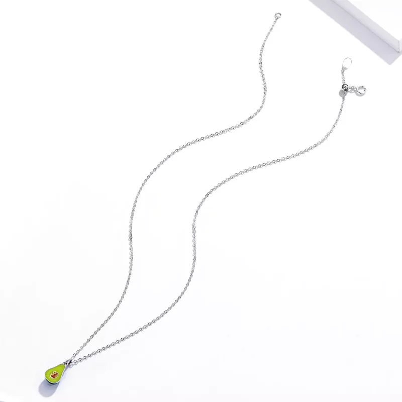 (afbeelding voor) Pandora Style Avocado Chain Ketting - SCN439 - Bekijken 4