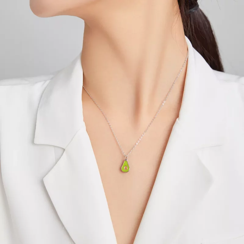 (afbeelding voor) Pandora Style Avocado Chain Ketting - SCN439 - Bekijken 6