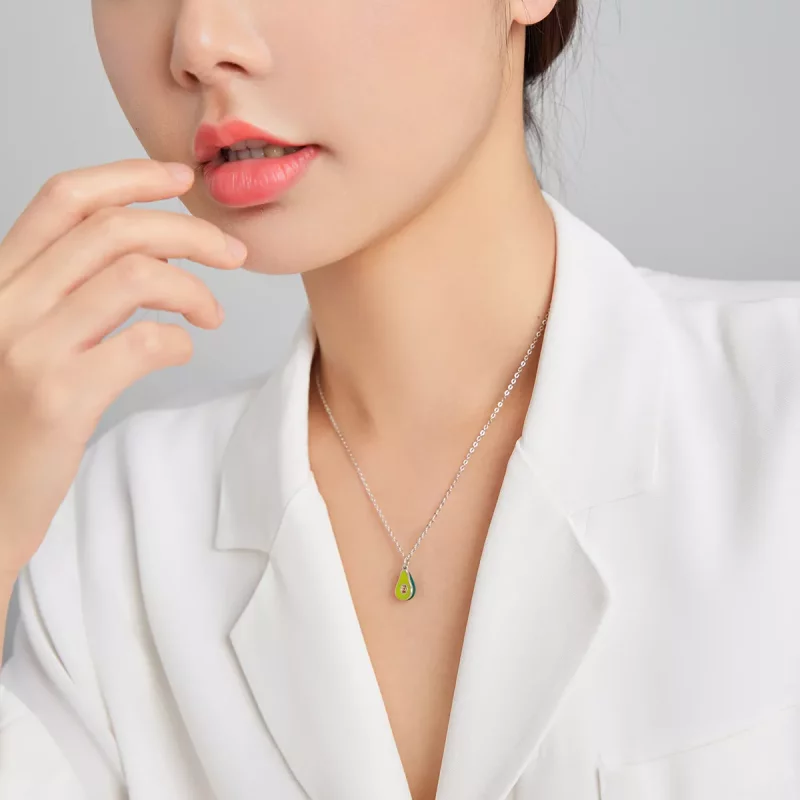 (afbeelding voor) Pandora Style Avocado Chain Ketting - SCN439 - Bekijken 7
