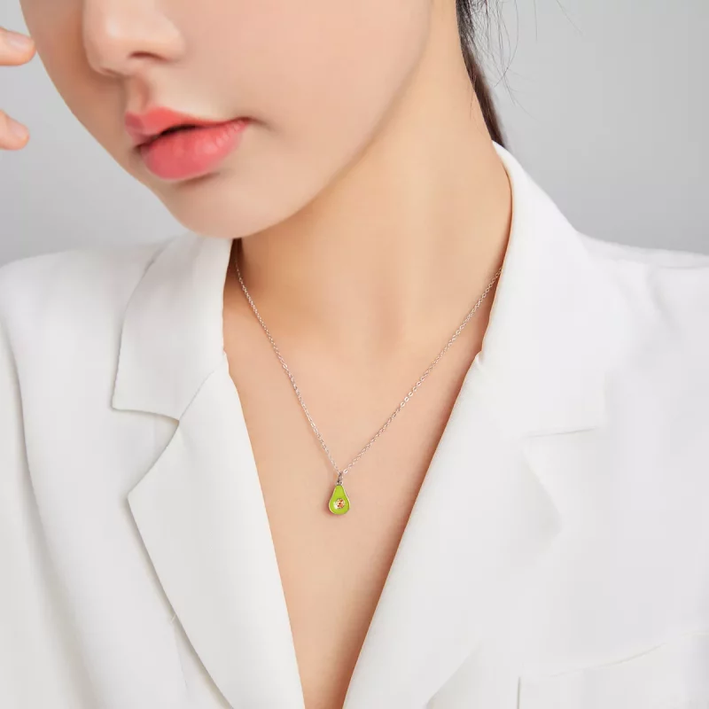 (afbeelding voor) Pandora Style Avocado Chain Ketting - SCN439 - Bekijken 8
